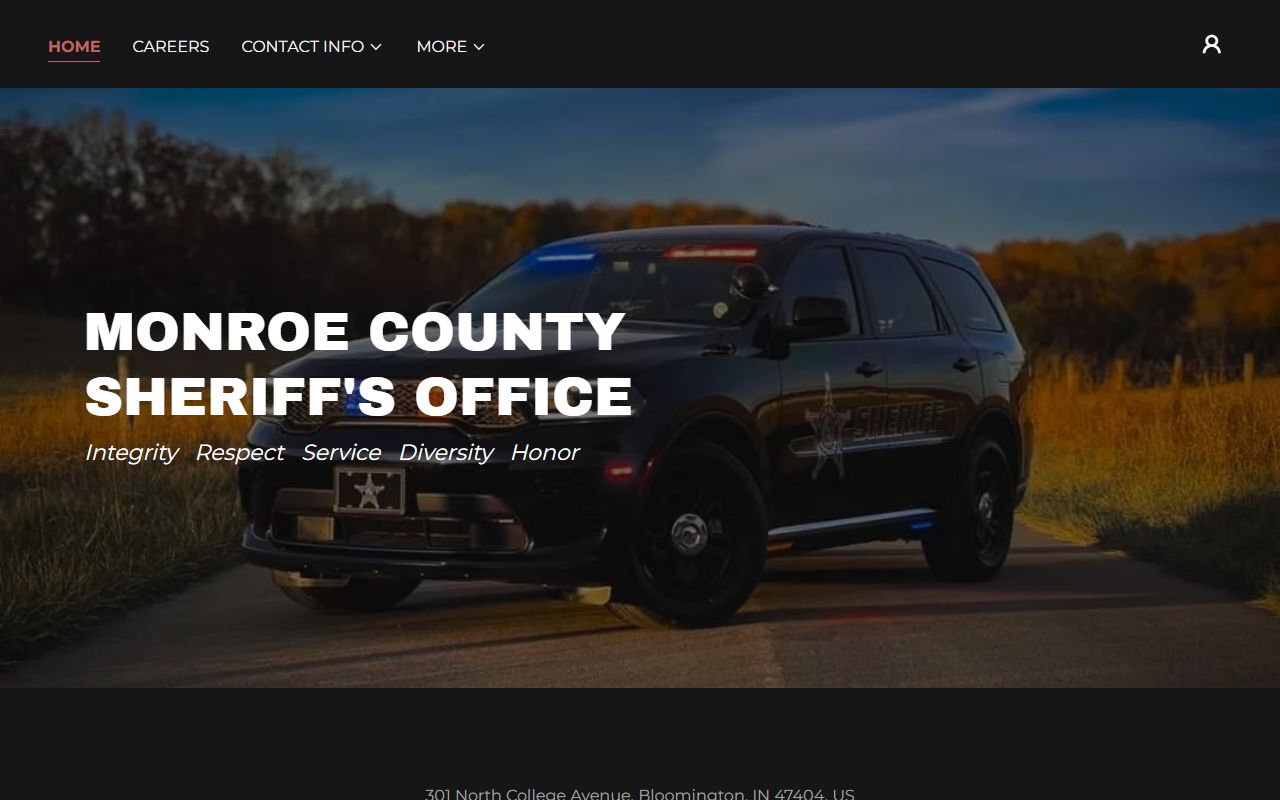 Monroe County sheriff and jail records homepage