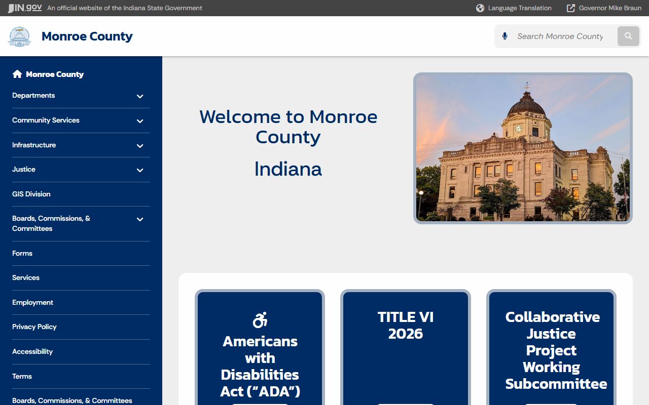 Monroe County court records public defender department source