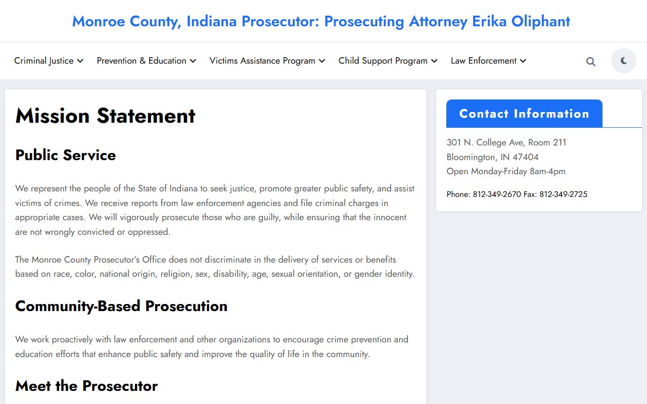 Monroe County criminal court records prosecutor office source